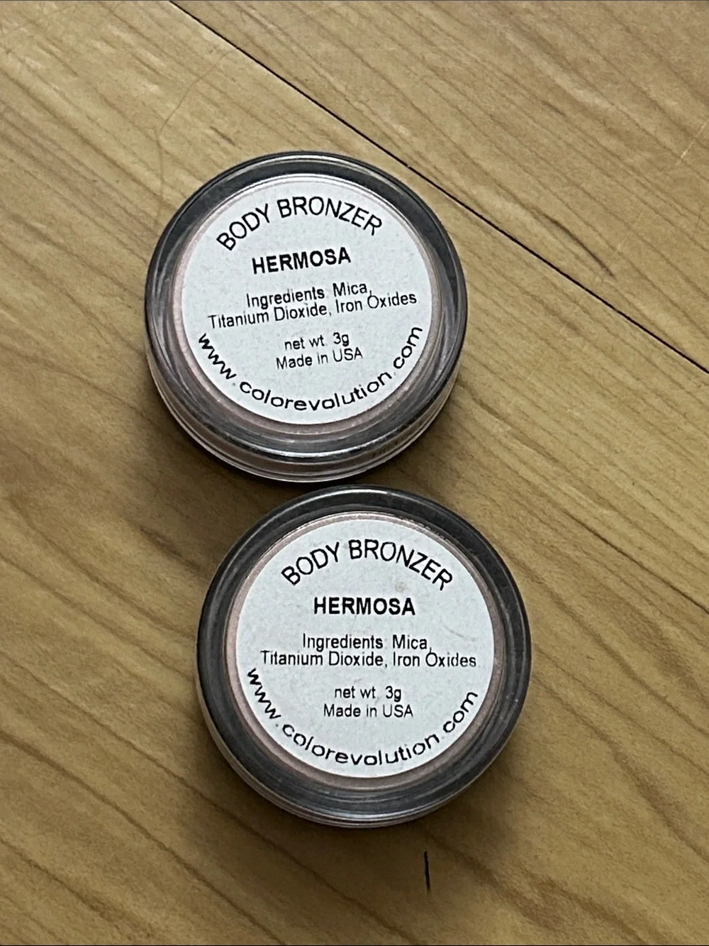 Colorevolution Mineral Body Bronzer - Hermosa. Set of 2